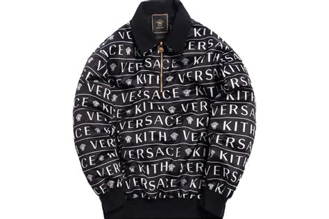 kith versace quarter zip|versace kith quarter pullover.